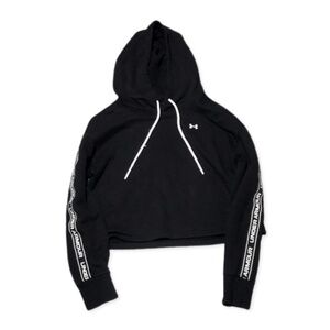 Under Armour ✦ Black Oversized Loose Hoodie (XS/S)